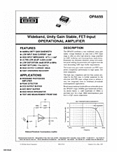 DataSheet OPA655 pdf